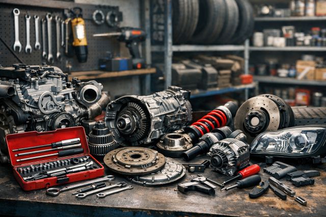 La sección de repuestos ha recibido una nueva estructura y subcategorías